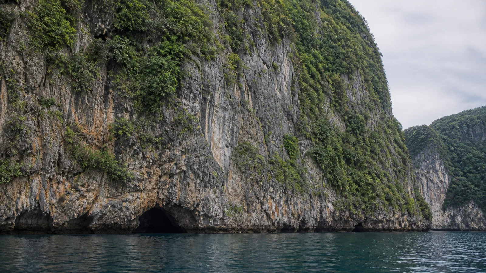 Карта Андаманского моря и известняковые острова Пхи-Пхи